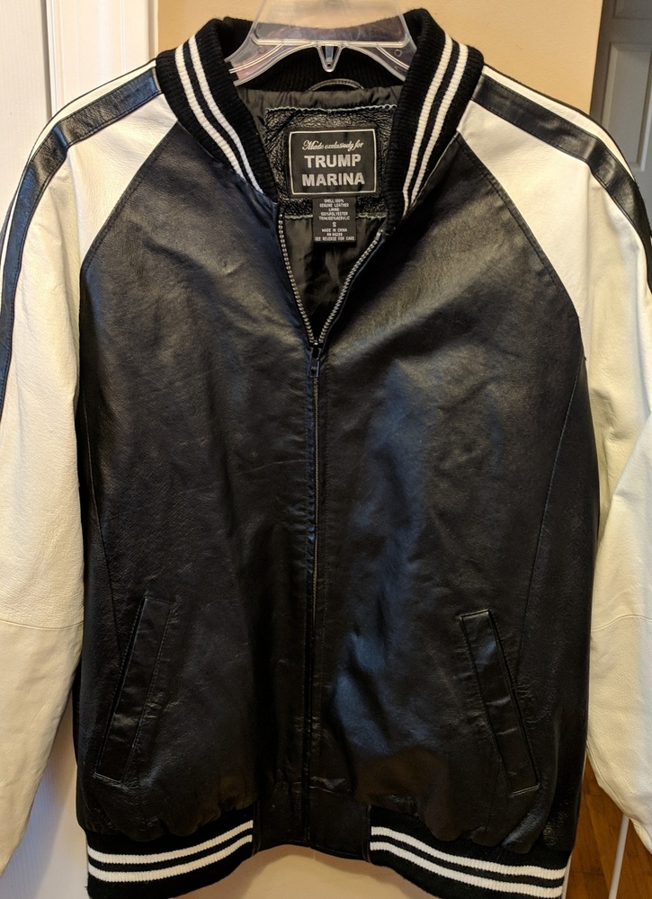 Vintage Trump Marina Leather Jacket Size Small - Picture 4 of 8